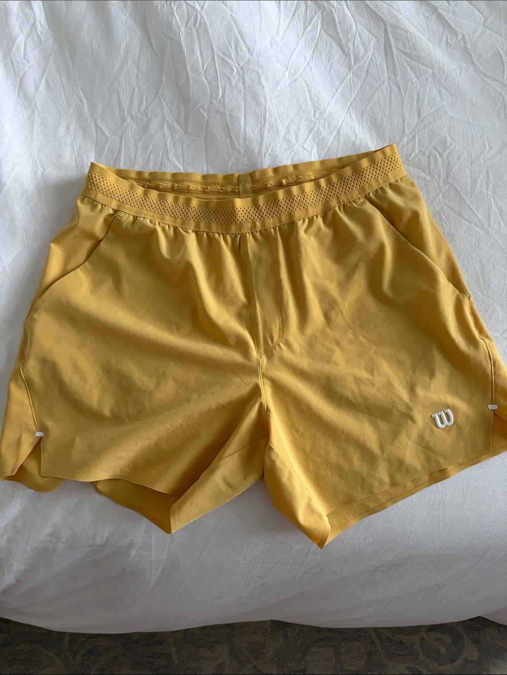 Wilson Women's Yellow Performance Athletic Shorts